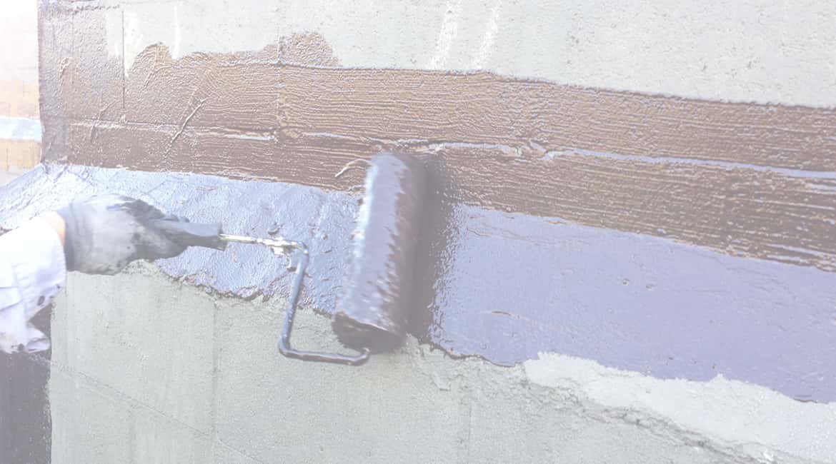PMA Application on concrete wall